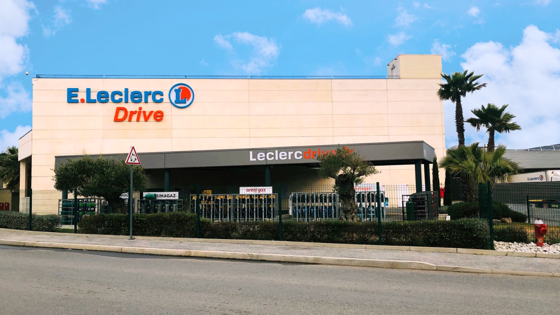 Façade d’un magasin E.Leclerc Drive
