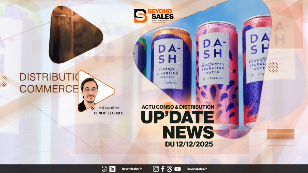 Dash Water aromatise les passions en France - actu conso du 12/12/2025 - Beyond Sales